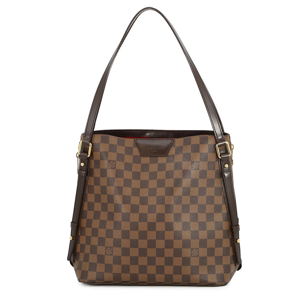 Louis Vuitton Shoulder Bag Damier Ebene Brown Cabas Rivington Tote